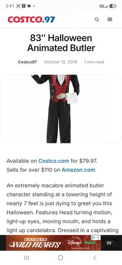Creepy butler