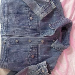 Glittery Jean jacket