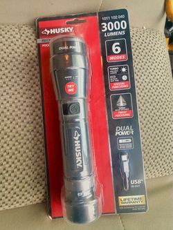 3000-Lumens Dual Power LED Rechargeable Tactical Focusing Handheld