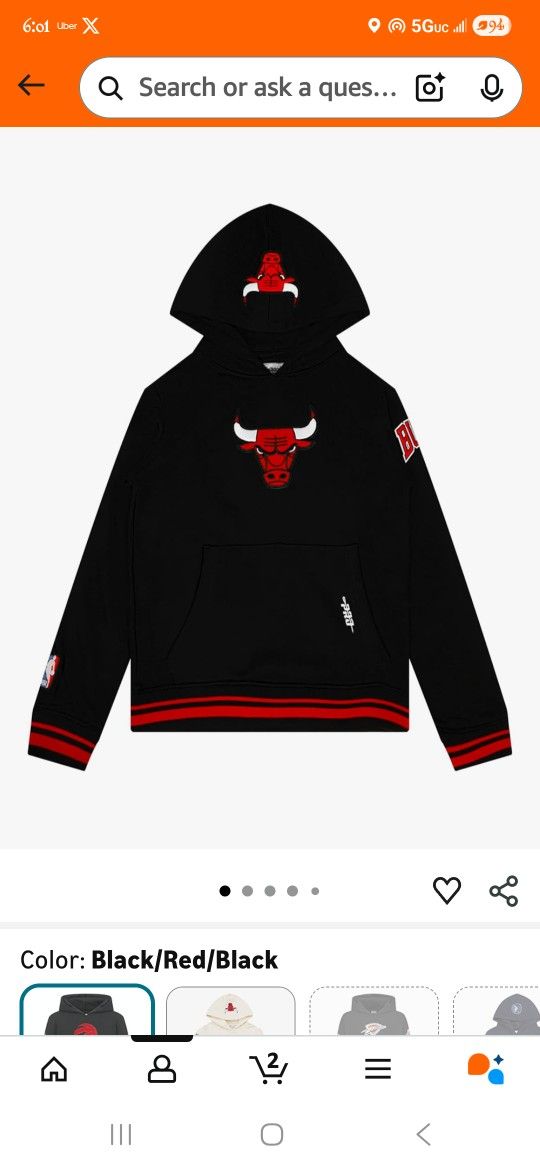 Pro Standard NBA boys Big Boys Nba Retro Classics Fleece Pull Over Hoodie