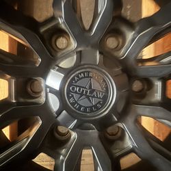AMERICAN OUTLAWS Set of 4 Chevy Wheels 