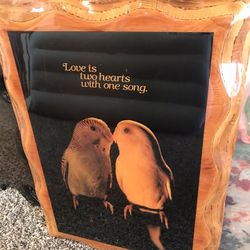 Wooden Quote Painting With Birds! 