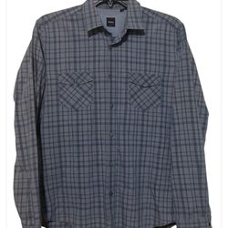 Boss men’s slim fit long sleeves shirt Large