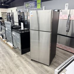 SAMSUNG STAINLESS STEEL TOP FREEZER REFRIGERATOR 🔥