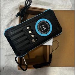 BRAND NEW 49800 MAH  SOLAR POWER BANK  CHARGE WITH USB CABLE ‼️