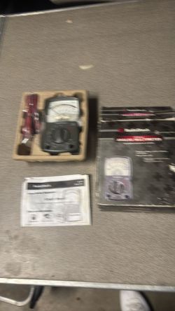 Radio shack analog multimeter