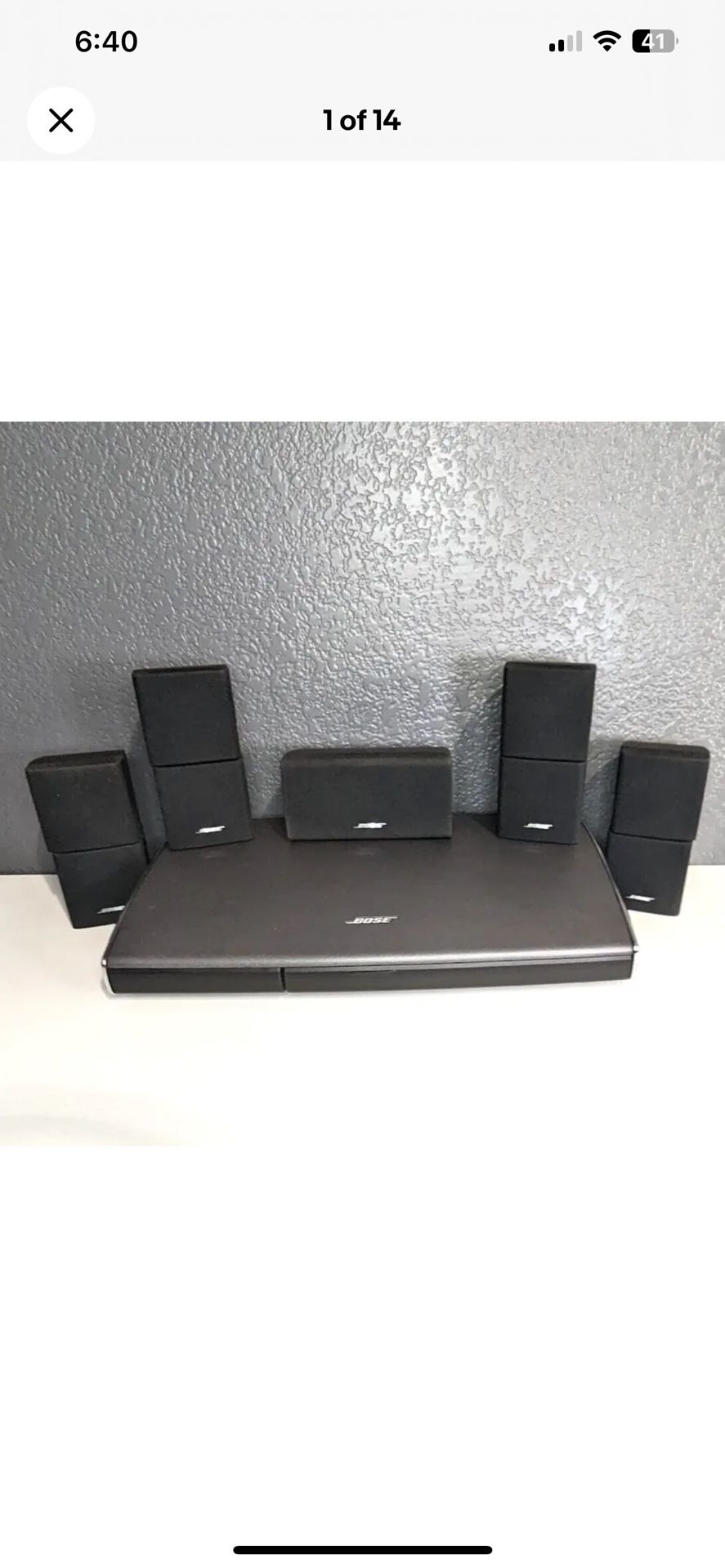 Bose Home Theater System