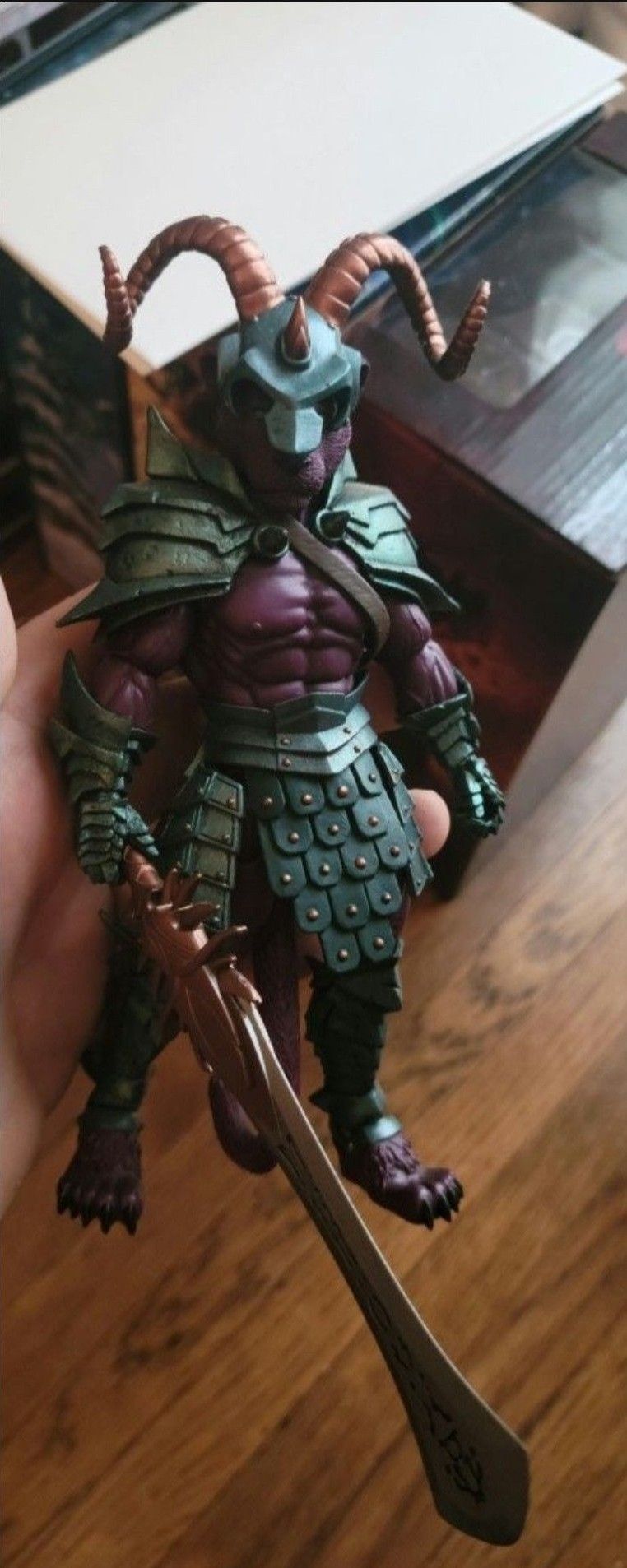 Mythic Legions Wasteland Purrrplor (Legion of Arethyr) Figure
with Custom Parts