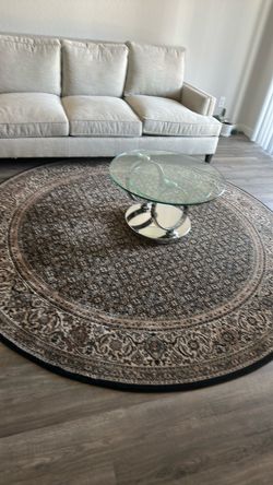 8ft round rug