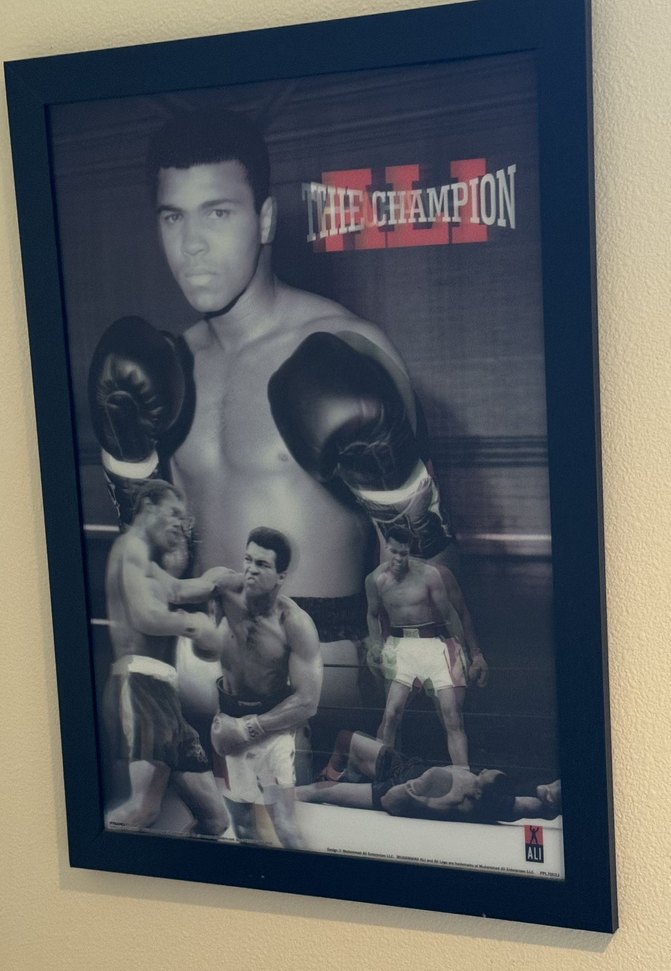 Muhammad Ali-3D Framed Poster