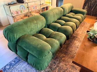 Mario Bellini Camaleonda Sofa – Combination 008 | Moss Suede | Like New | Eternity Modern