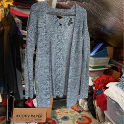 Blue Sweater (size L)