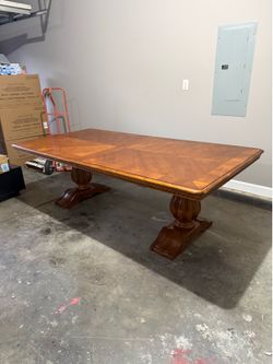 Large dining room table