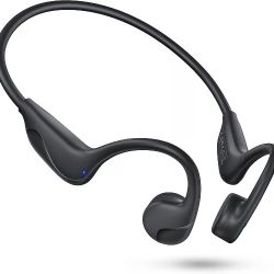 Bone Conduction Headphones, Wireless Bluetooth  Open-Ear with Mic, Premium Sound Quality 10H Playtime Sports Headphones, IPX5 Waterproof Headset fo