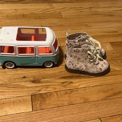 toy van , new toddler boots size 8