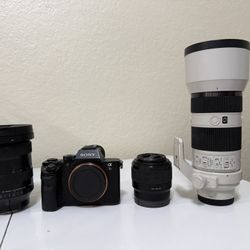 Sony A7Rii Sigma 24-70 Sony 70-200 & 50mm