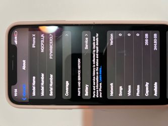 iPhone X - 256GB - Verizon - Factory Reset