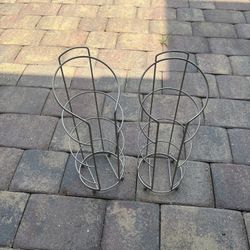 2 new chrome toilet paper holder