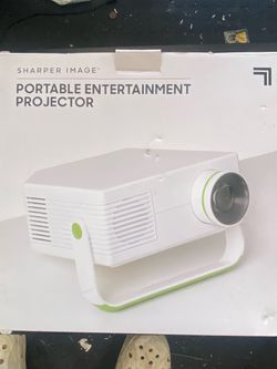 Portable entertainment projector sharper image