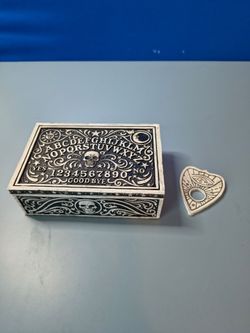 Ouija Board Spirit Box with Planchette – Occult Storage Chest
