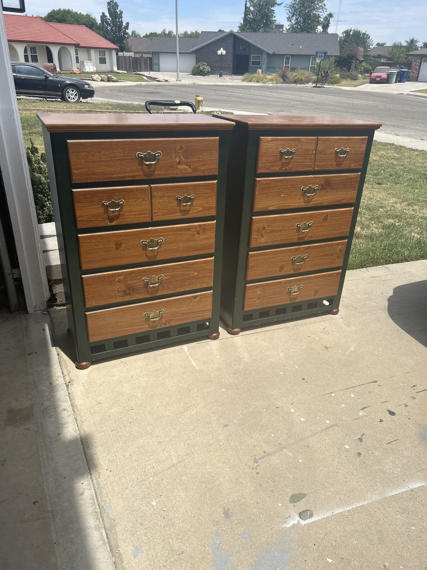 Two Matching Five Drawer Dressers for Sale in Lemoore, CA OfferUp