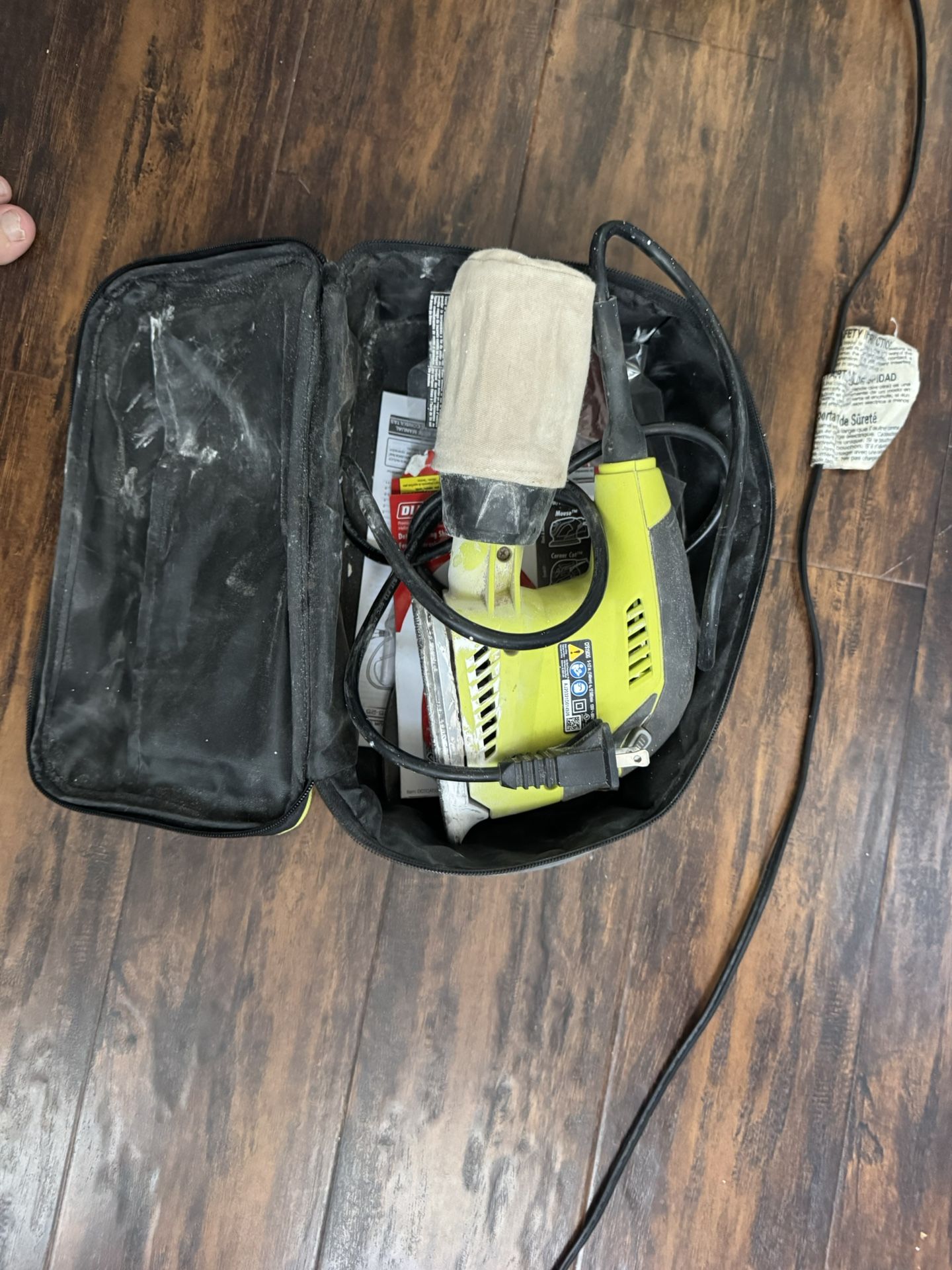 Ryobi corner corded sander