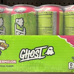 12pk Ghost Cherry Limeade Zero Sugar Energy Drink