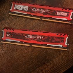 Ballistix 16GB RAM (8GB Each)