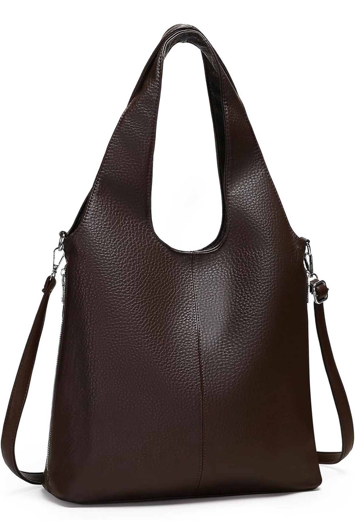 New Slouchy Hobo Shoulder Bag for Women Soft Retro Top Handle Crossbody Purses Tote Handbag with Adjustable Strap