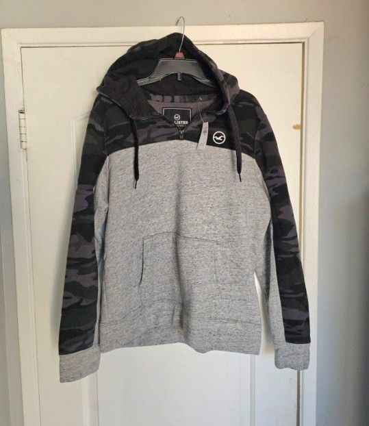 Men's Large Sweater Hollister Army Camouflage