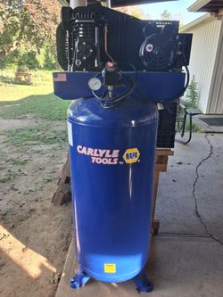 New 60 gallon Carlyle Tools NAPA Vertical Air Compressor