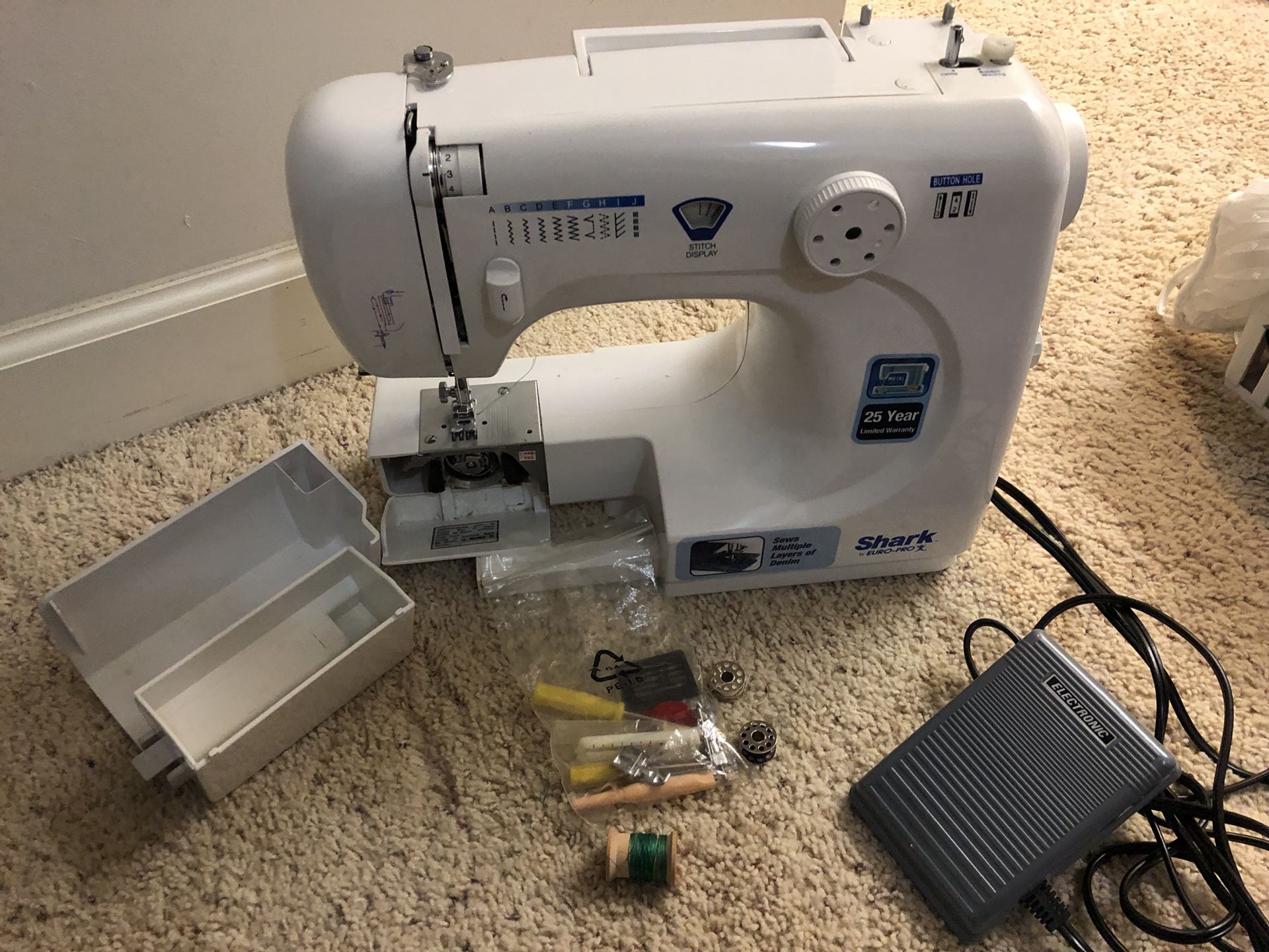 shark 361 by euro pro x sewing machine