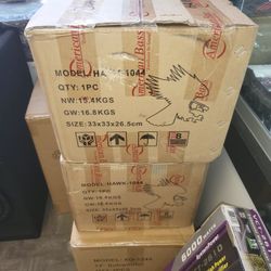 2 American Bass Hawk 10" New