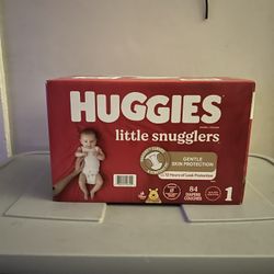 Size 1 huggies diaper 84 count