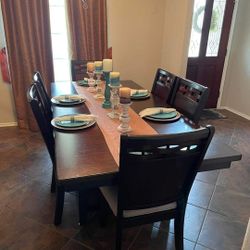 Dining Table W/ 6 Chairs