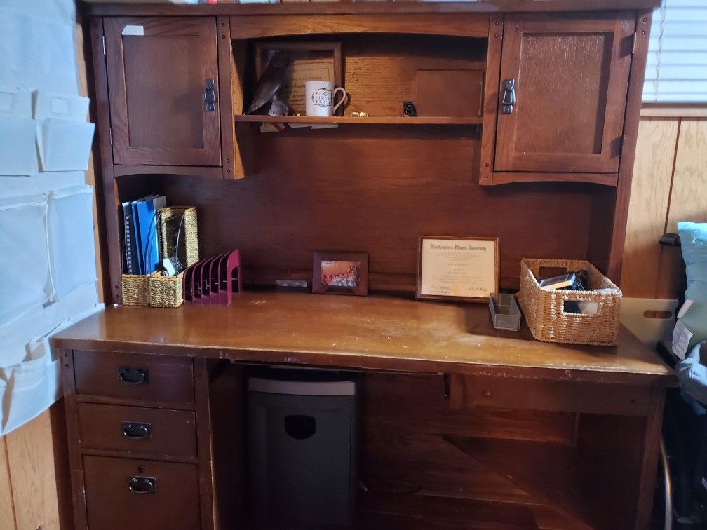 Solid Teak Wood Desk