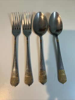 Gold 24 K Flatware