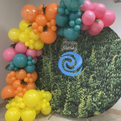 Moana Balloon Garland Birthday Theme 