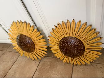 1 Gorgeous unique Tin Type Sunflower