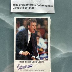 1987 Entenmann’s Bulls Team Set Factory Sealed Michael Jordan 