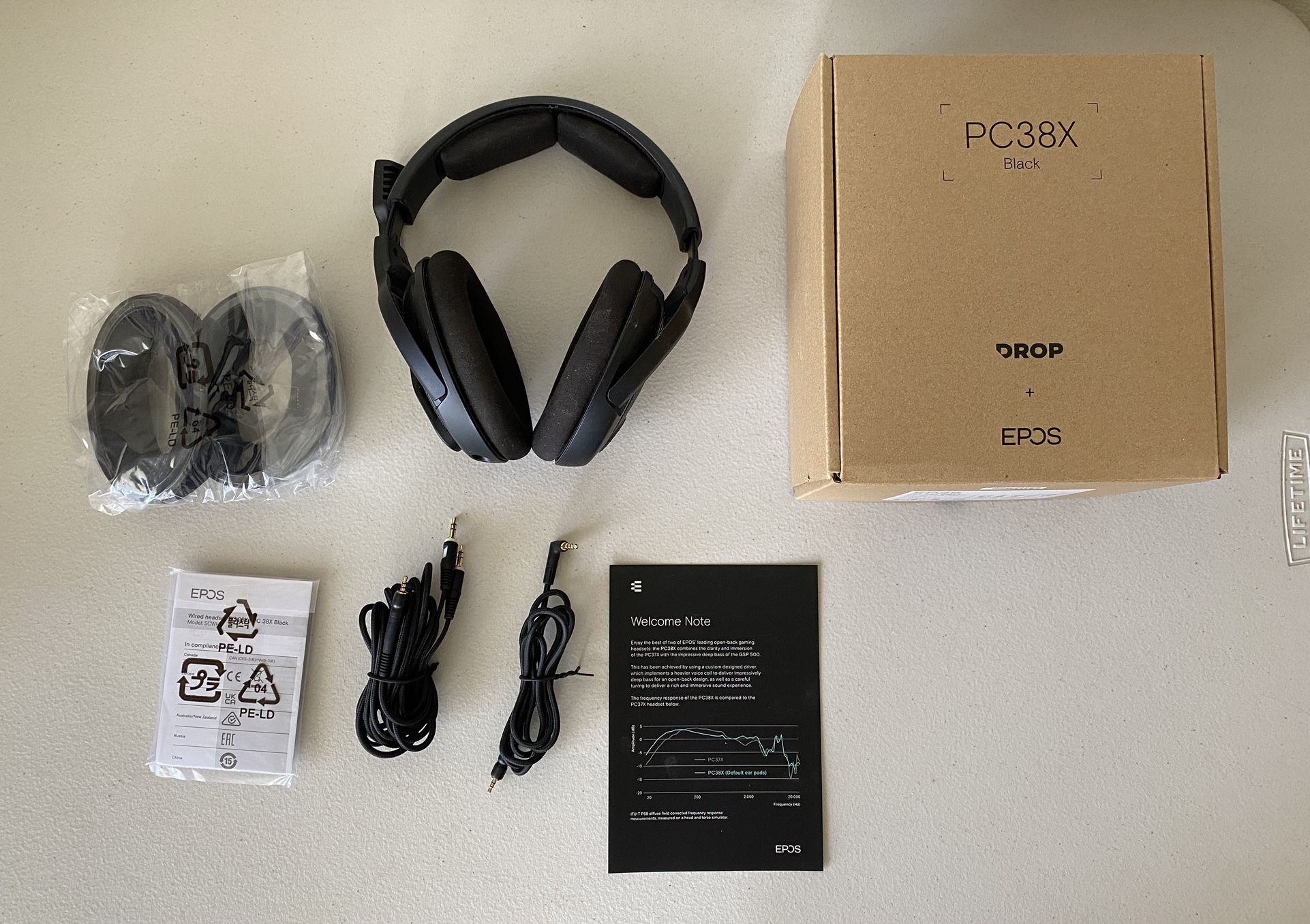 PC38X Headphones (Black)