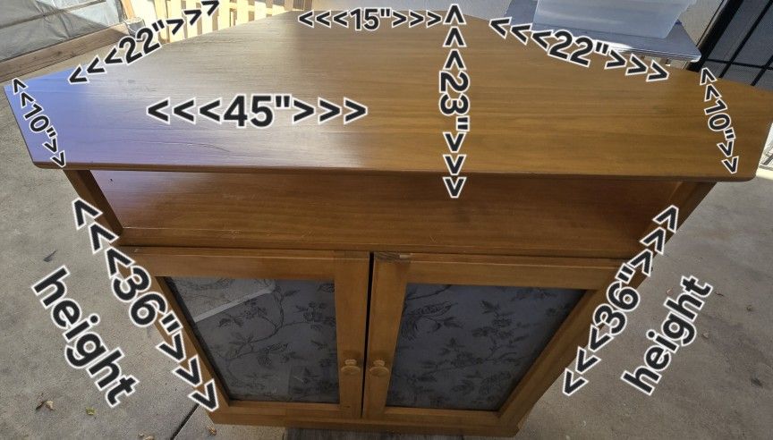 Corner 36" Tv Stand Maplewood