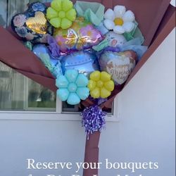 Bouquet balloons for Mother’s Day
