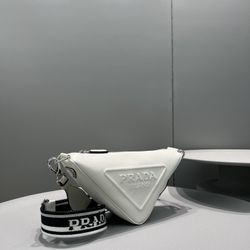 White Prada Crossbody Bag
