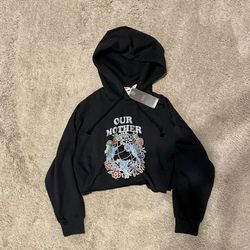 Brand new levis crop top hoodie our mother