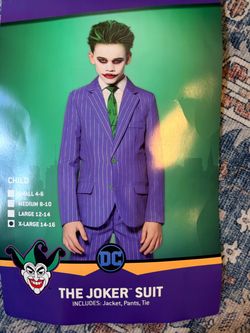 Kids Joker Halloween costume