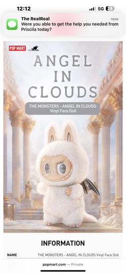 The Monsters Angel in the clouds