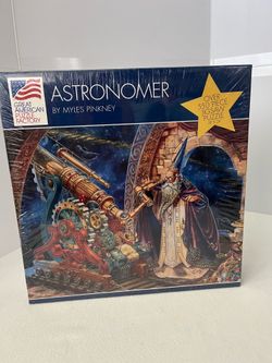 Great American Puzzle Factory -ASTRONOMER 550 Piece Jigsaw Puzzle 18x24"