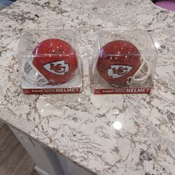 Autograph Chiefs Mini Helmets
