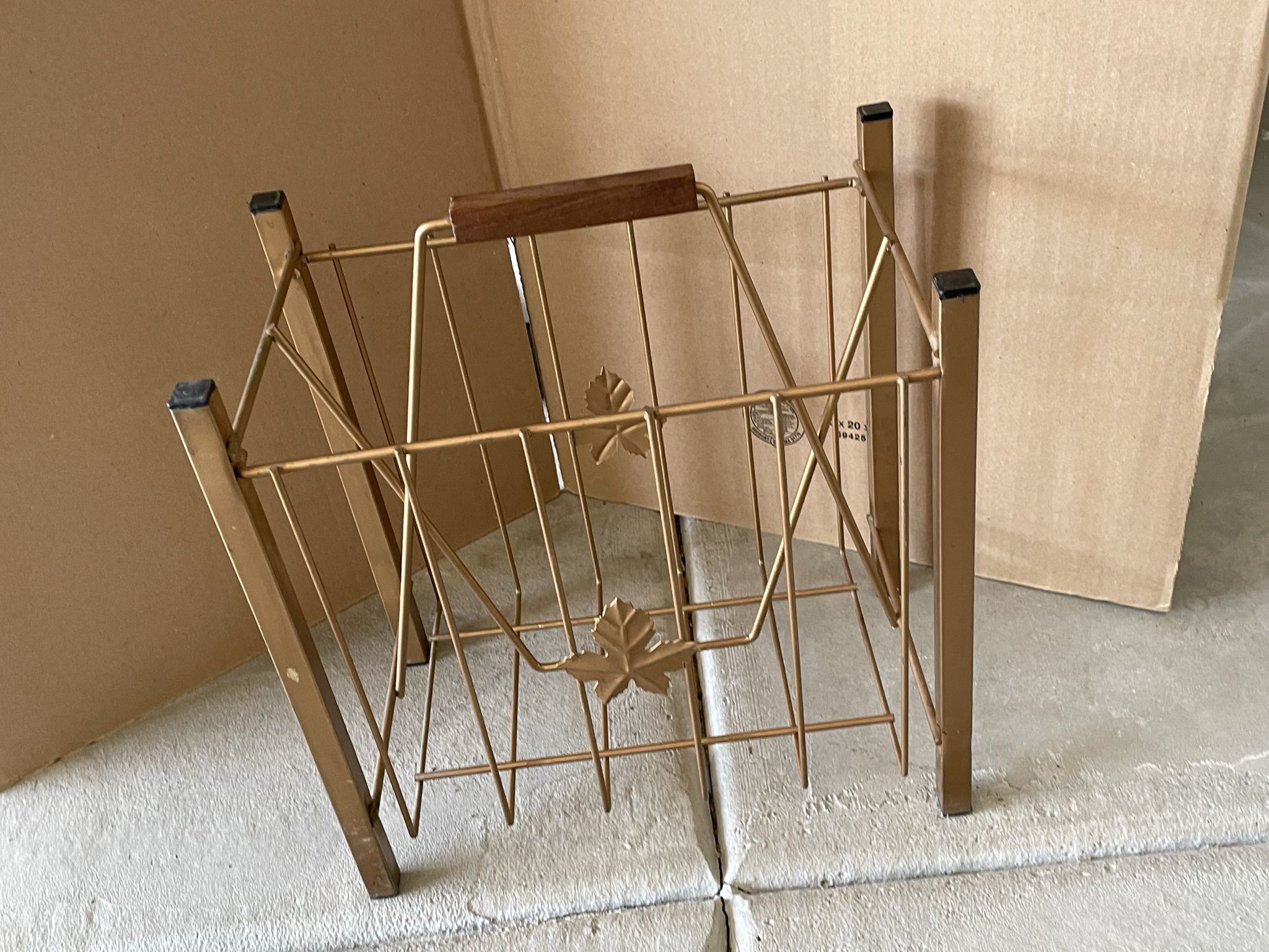 Mid century Modern Magazine Holder 